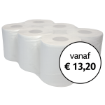 Midi Poetspapier recycled wit 1L 300 M. (6 rollen)