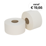 Mini Jumbo recycled Tissue Wit 180 meter 2 laags, 180 meter (12 pakken)