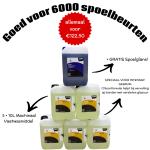 5X E209 10L detergent machinaal (chloorhoudend) + GRATIS C287 Spoelglans 10L