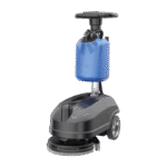 Schrob en zuigmachine op accu. schoonmaakbreedte 35 cm. Accu 2 uur non stop.