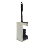 Deze RVS toiletborstelhouder RVS is hygiënisch doordat deze houder geschikt is voor wandmontage.