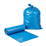 Afvalzakken LDPE T70 65/25x140 Blauw 240L (100 stuks)